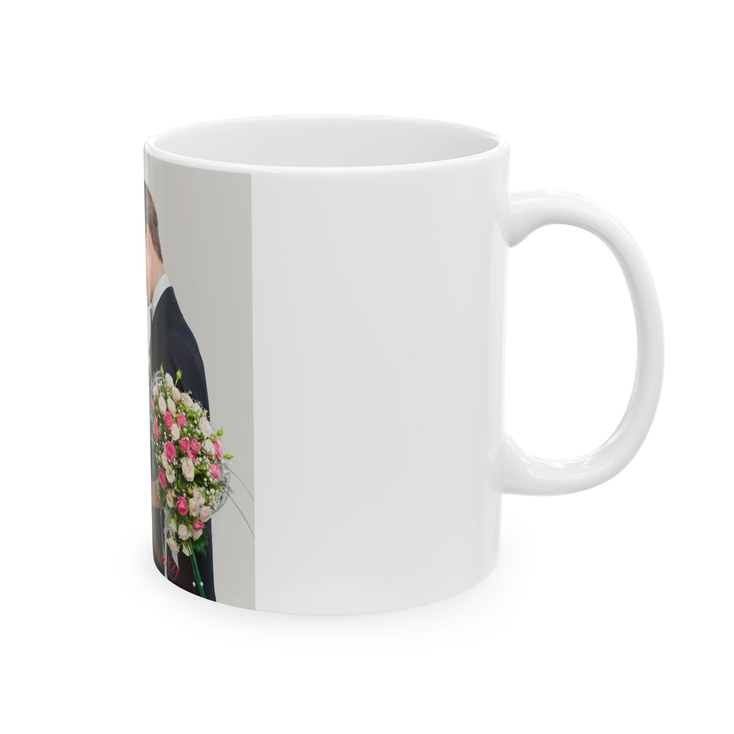 Mug - Wedding Anniversary Photo Ceramic Mug (11oz, 15oz)