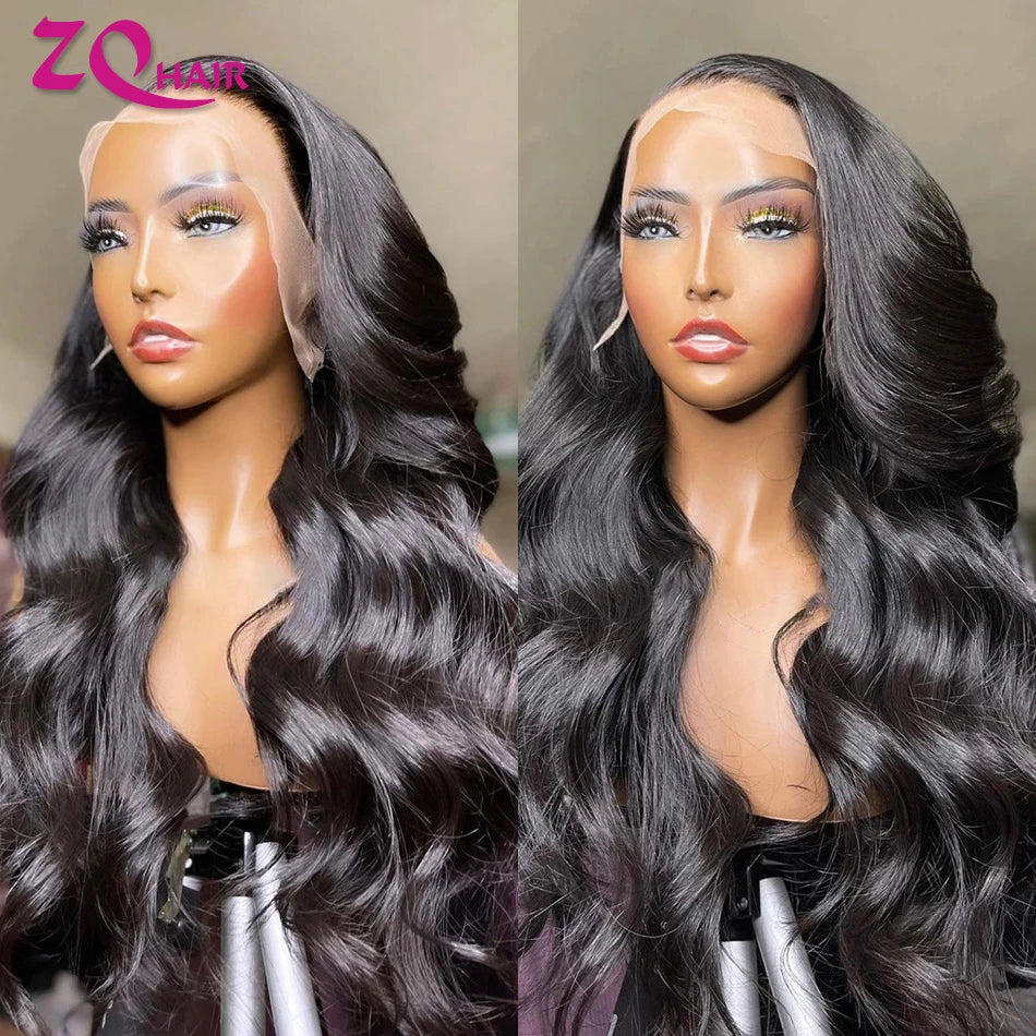 Body Wave Wig 13x4 HD Lace Front Human Hair Wigs For Women Brazilian Natural Black HD Lace Frontal Wigs 100% Human Hair Wig Sale