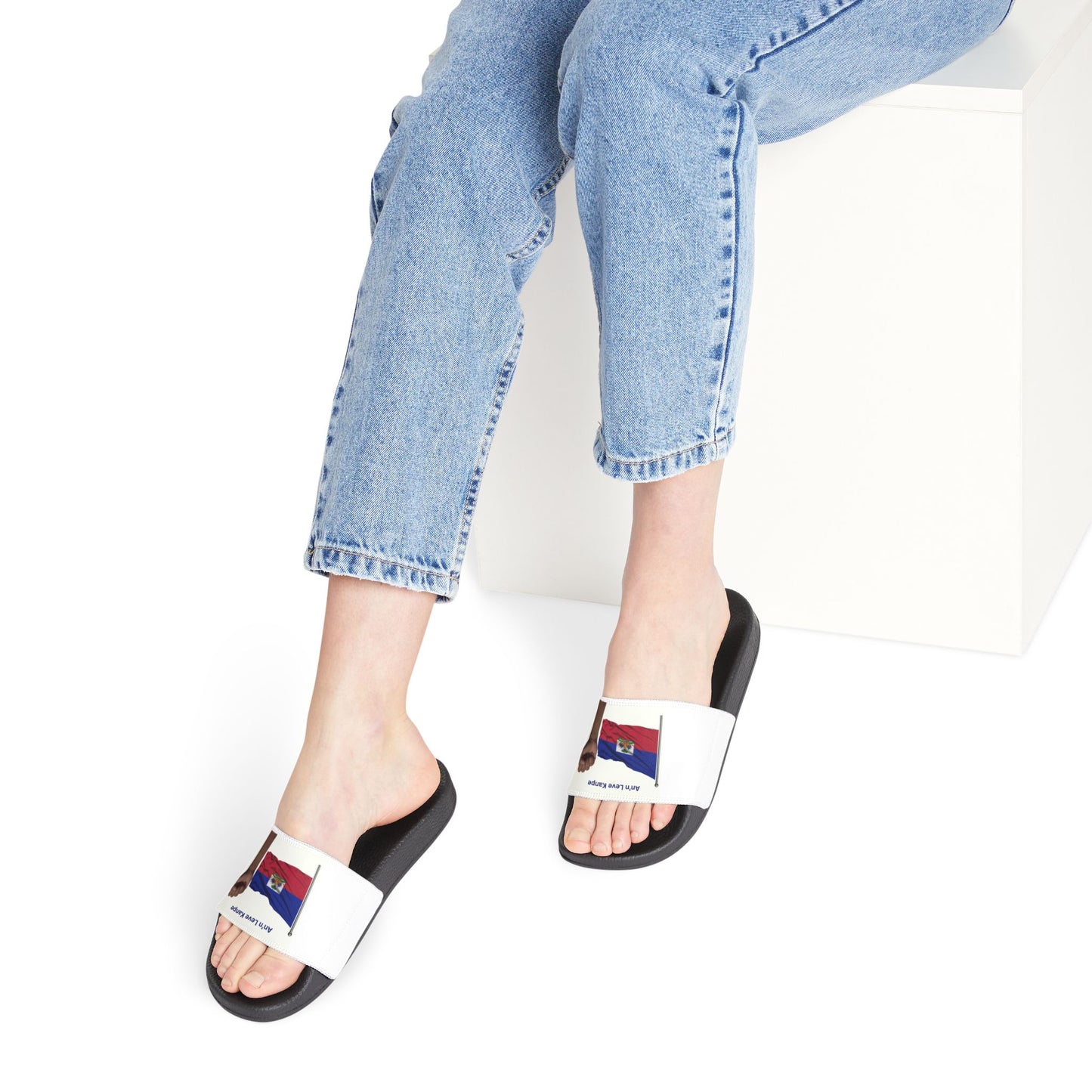 Patriotic Women's Sandals - Removable-Strap Slide Slippers, Casual Summer Footwear, Beach Sandals, Comfortable House Slides, Gift for [...]