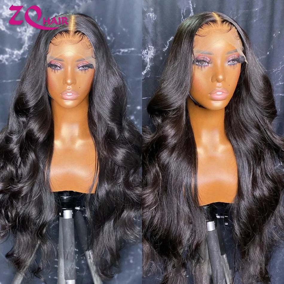 Body Wave Wig 13x4 HD Lace Front Human Hair Wigs For Women Brazilian Natural Black HD Lace Frontal Wigs 100% Human Hair Wig Sale
