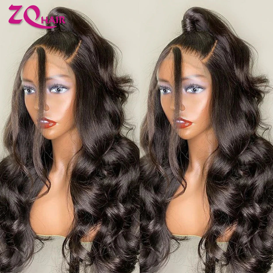 Body Wave Wig 13x4 HD Lace Front Human Hair Wigs For Women Brazilian Natural Black HD Lace Frontal Wigs 100% Human Hair Wig Sale