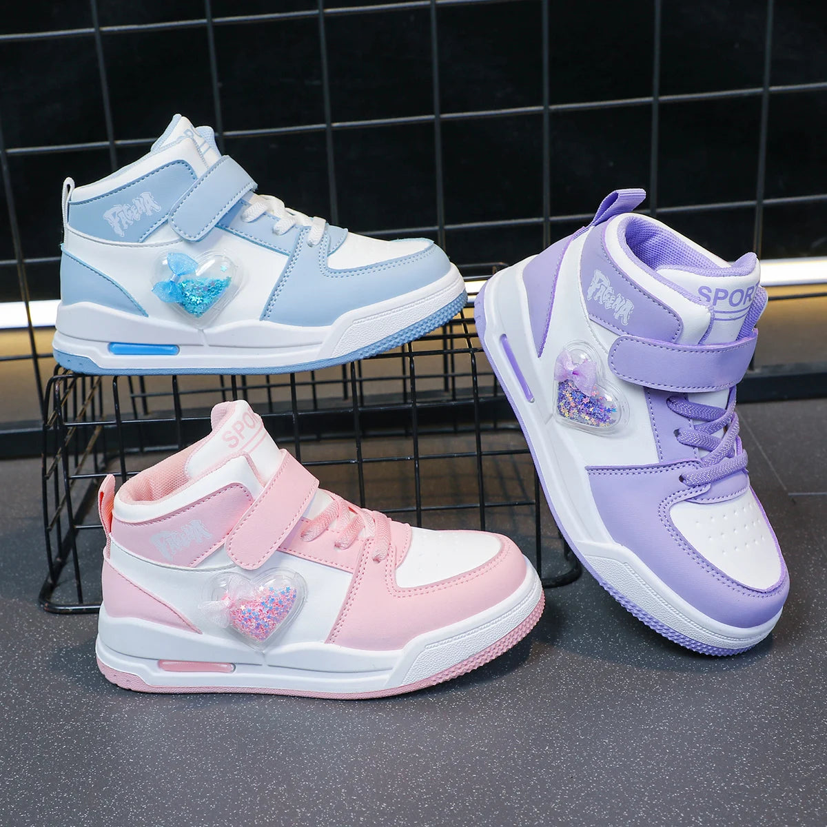 Kids Casual Sports Flat Shoes Autumn Winter Fashion Smooth Bottom Girls' Footwear for Indoor And Outdoor Use