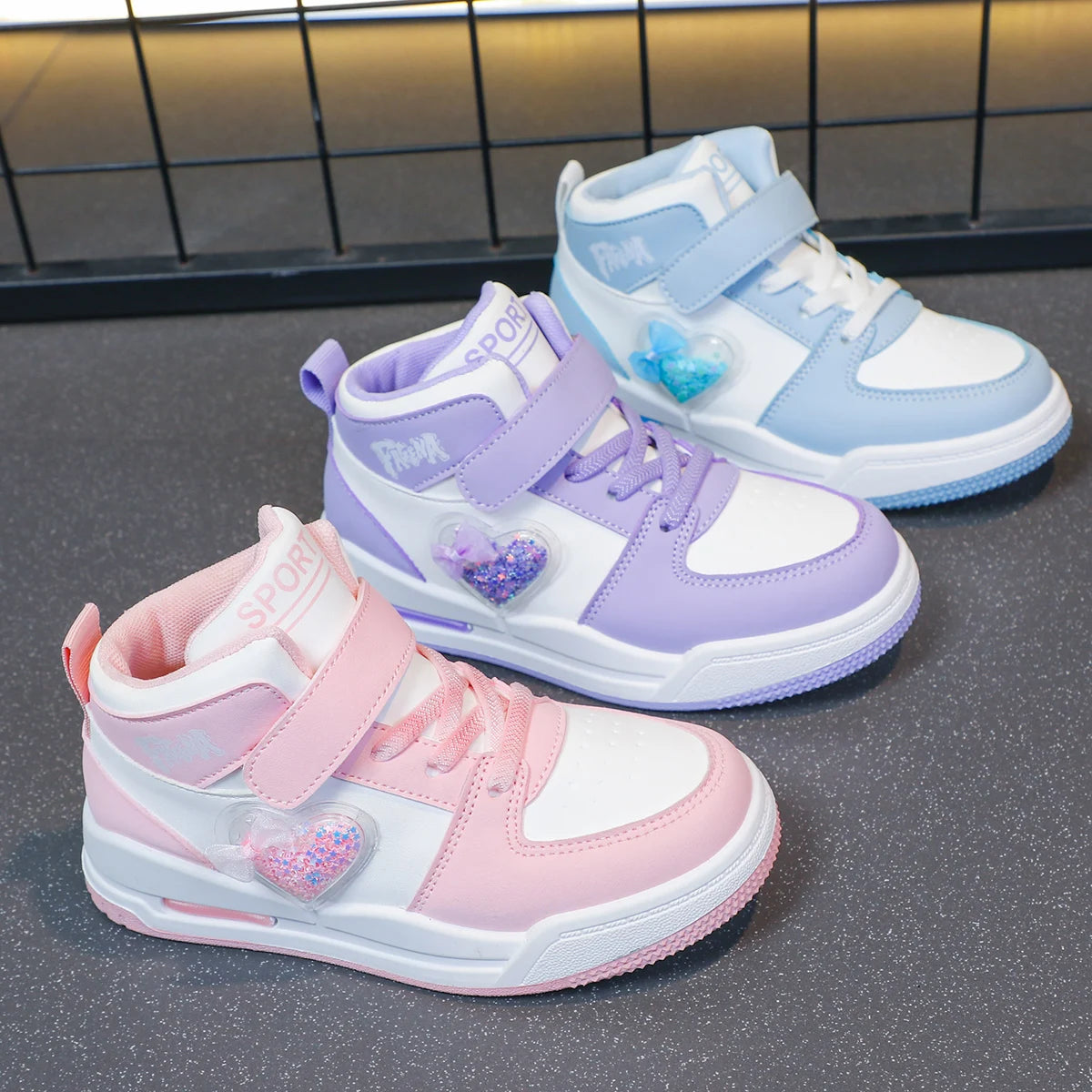 Kids Casual Sports Flat Shoes Autumn Winter Fashion Smooth Bottom Girls' Footwear for Indoor And Outdoor Use