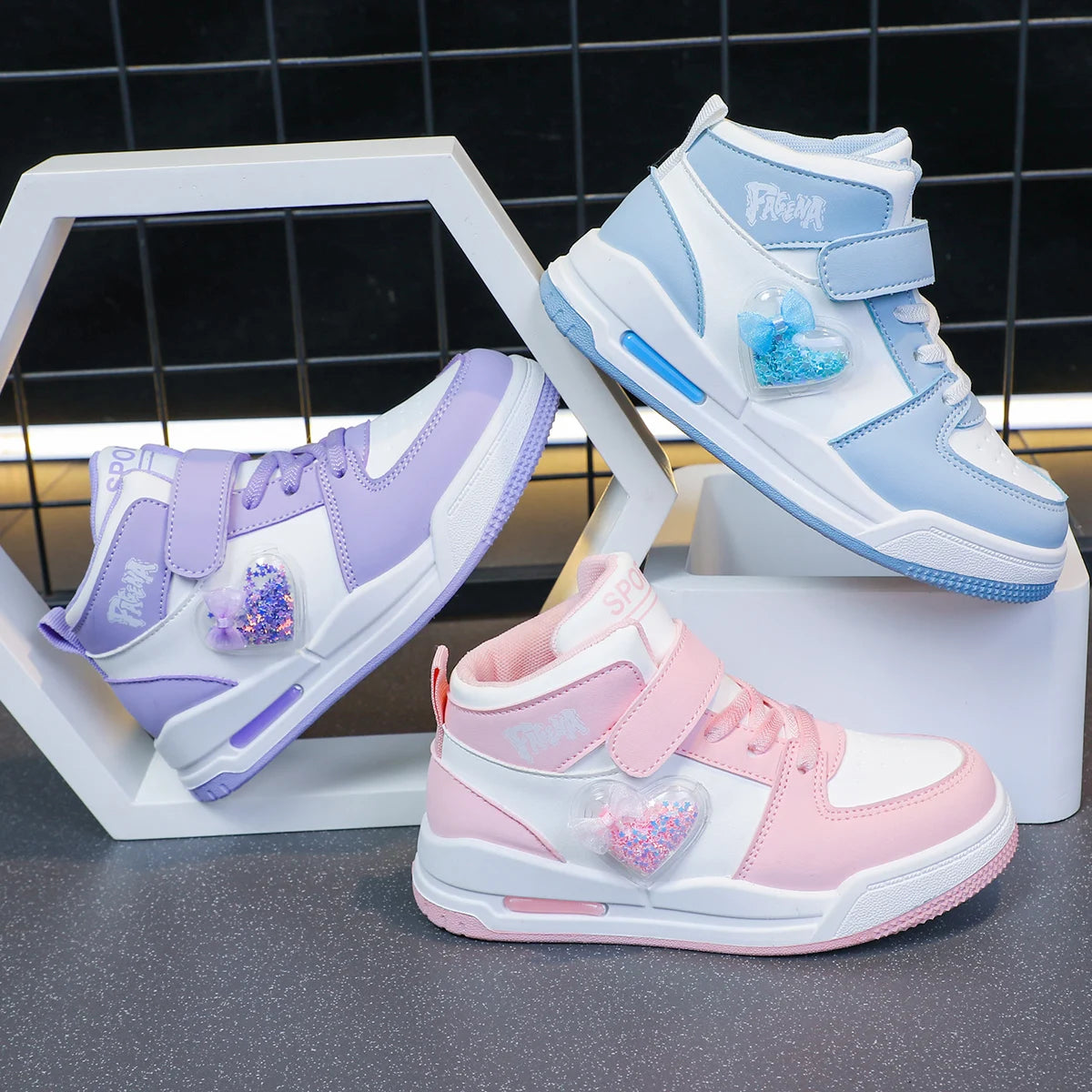 Kids Casual Sports Flat Shoes Autumn Winter Fashion Smooth Bottom Girls' Footwear for Indoor And Outdoor Use