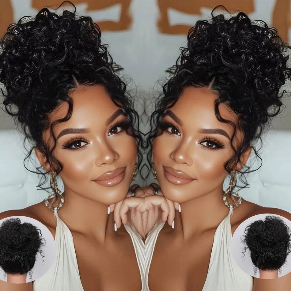 Invisible Strap 360 Full HD Lace Wig Deep Water Wave Human Hair Wig 34Inch Lace Frontal Wig Drawstring 360 Frontal Wig Glueless
