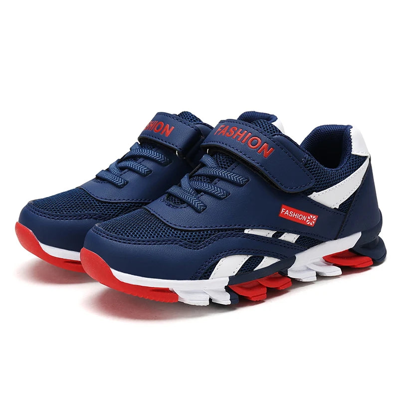 Children Sport Shoes For Boys Breathable Sneaker Lightweight Soft Soled Running Shoes Comfort Students Walking Casual Shoes