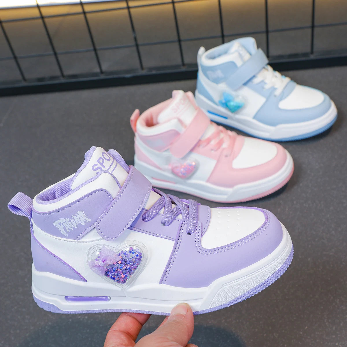 Kids Casual Sports Flat Shoes Autumn Winter Fashion Smooth Bottom Girls' Footwear for Indoor And Outdoor Use