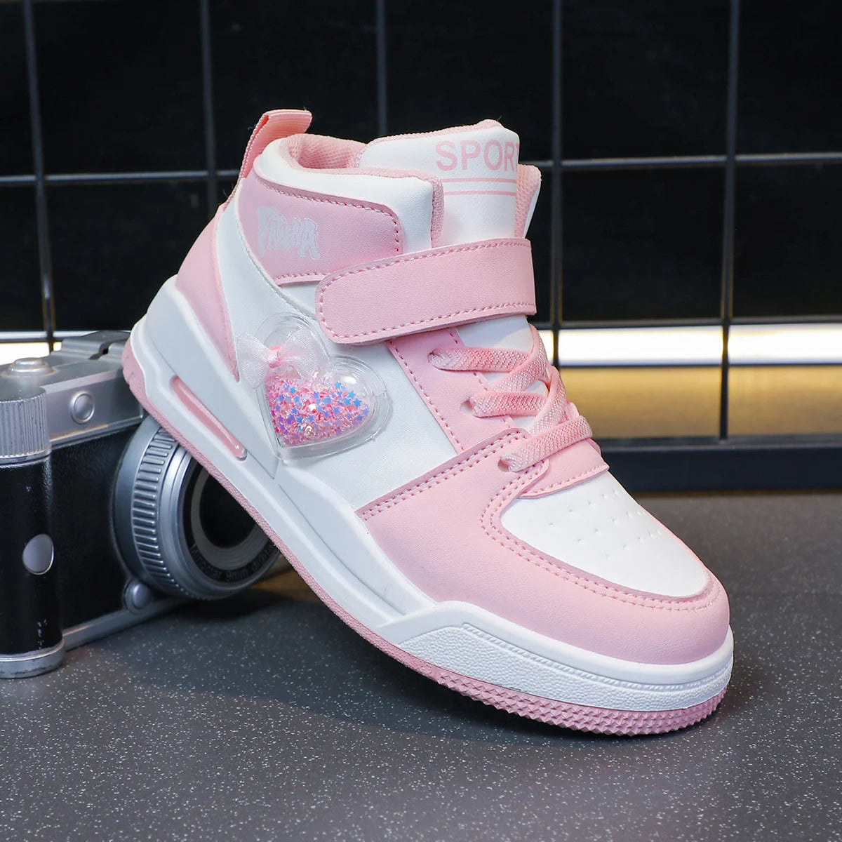 Kids Casual Sports Flat Shoes Autumn Winter Fashion Smooth Bottom Girls' Footwear for Indoor And Outdoor Use