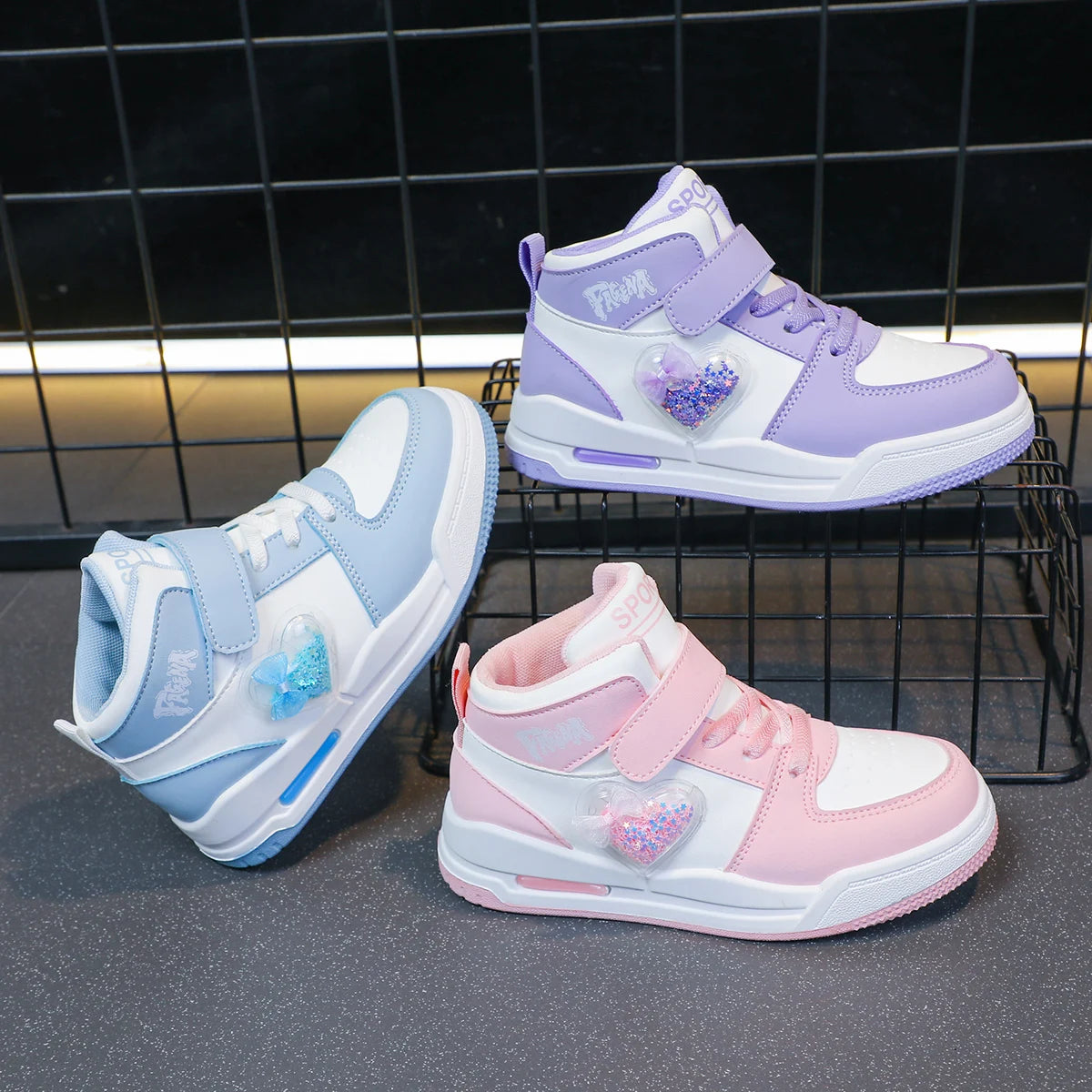 Kids Casual Sports Flat Shoes Autumn Winter Fashion Smooth Bottom Girls' Footwear for Indoor And Outdoor Use