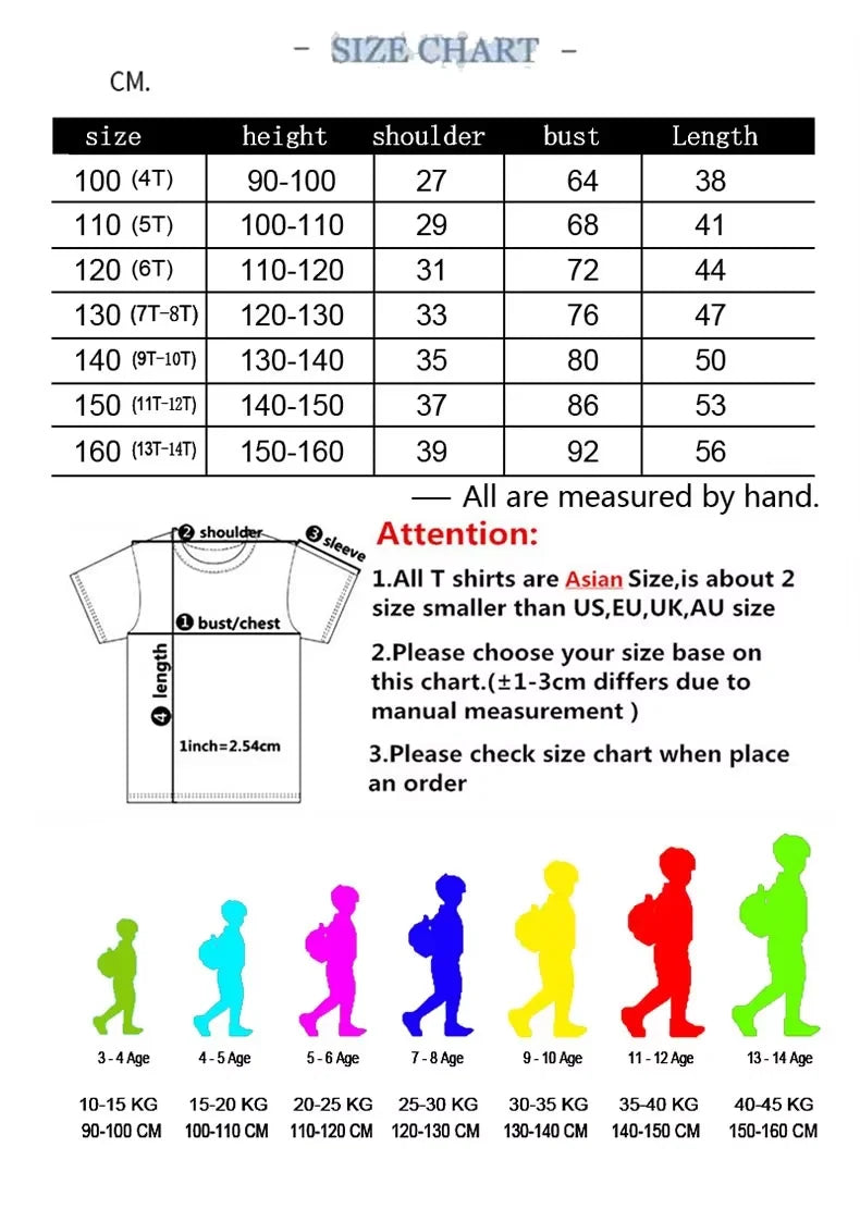 Kids Gift Sports Short-Sleeved Round Neck Black Letters Fashion White T-shirt+Shorts Summer Boy Girl Casual Outdoor Jogging Suit