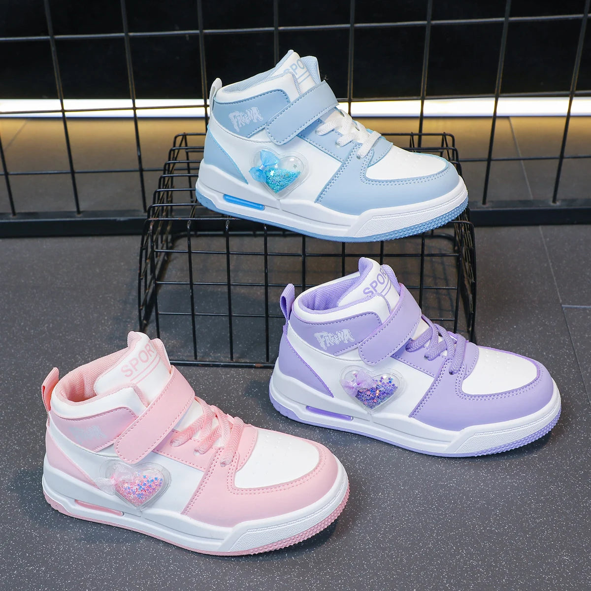 Kids Casual Sports Flat Shoes Autumn Winter Fashion Smooth Bottom Girls' Footwear for Indoor And Outdoor Use